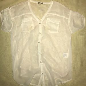 Cream colored blouse